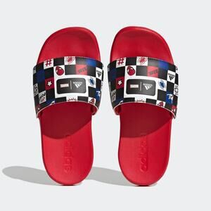 Adidas x Disney Kids Size 4 Adilette Comfort Spider-Man Slide Sandals Casual